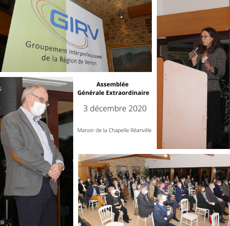 Assemblée Générale Extraordinaire 3 décembre 2020 - La Chapelle Réanville