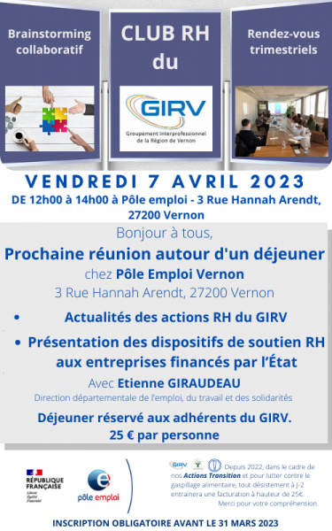 Club RH du GIRV du 7 avril 2023